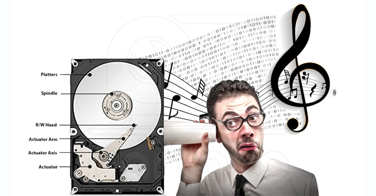 چرا هارد سر و صدا می کند ! علت شنیده شدن صدا از هارد چیست ؟
