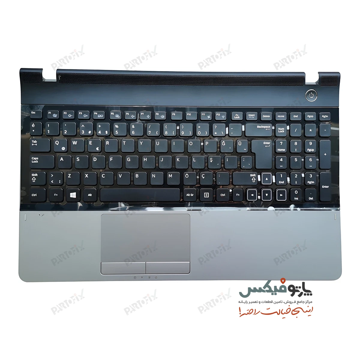 قاب و کیبورد (C+K) لپ تاپ سامسونگ NP300E5A مشکی