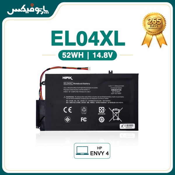 تصاویر باتری لپ تاپ اچ پی HP ENVY 4 EL04XL