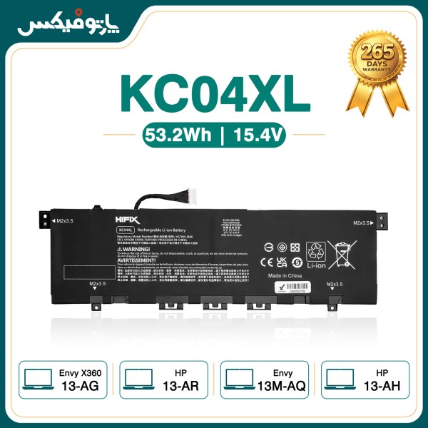 باتری لپ تاپ اچ پی HP Envy X360 13-AG 13M-AQ 13-AH 13-AR KC04XL