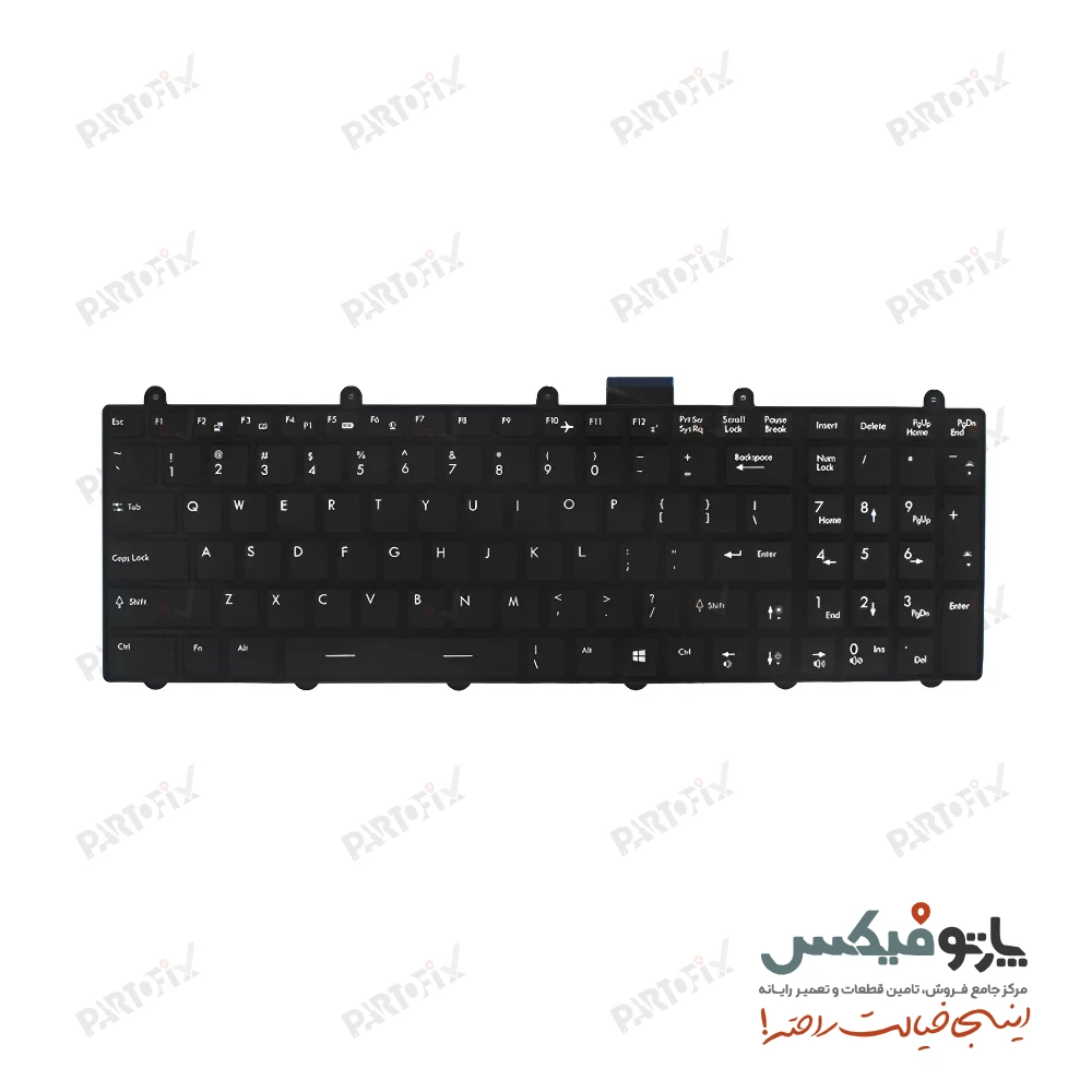 کیبورد لپ تاپ ام اس MSI GT60 GE60 GT70 با بکلایت
