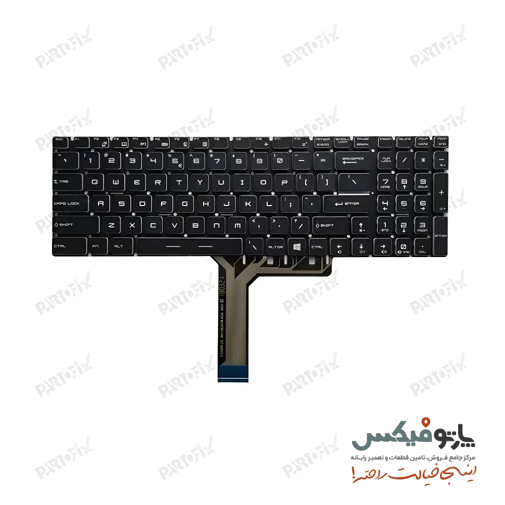 کیبورد لپ تاپ ام اس آی GS60 GS70 GE62 با بکلایت