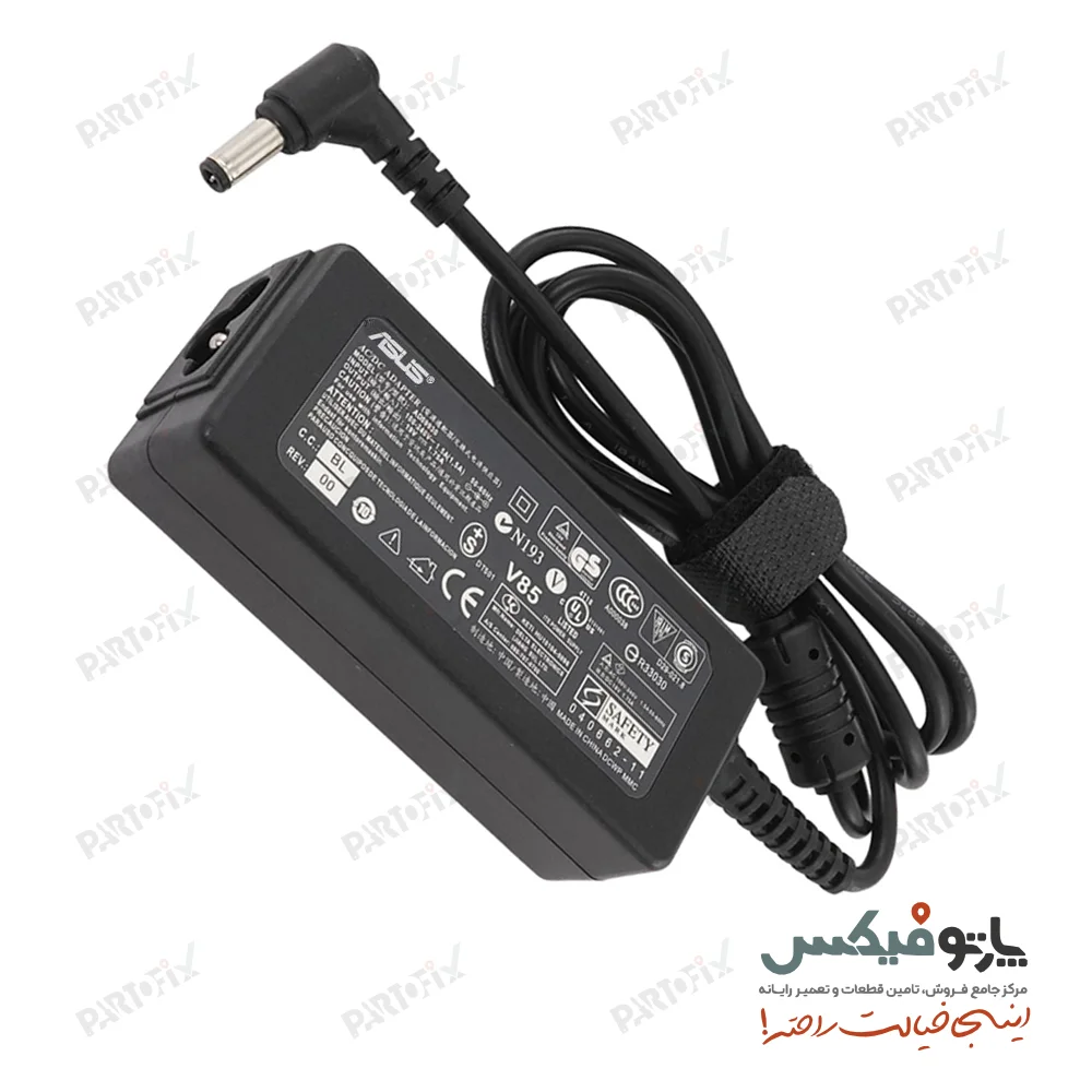 شارژر لپ تاپ ایسوس 19 ولت 1.75 آمپر 5.5X2.5
