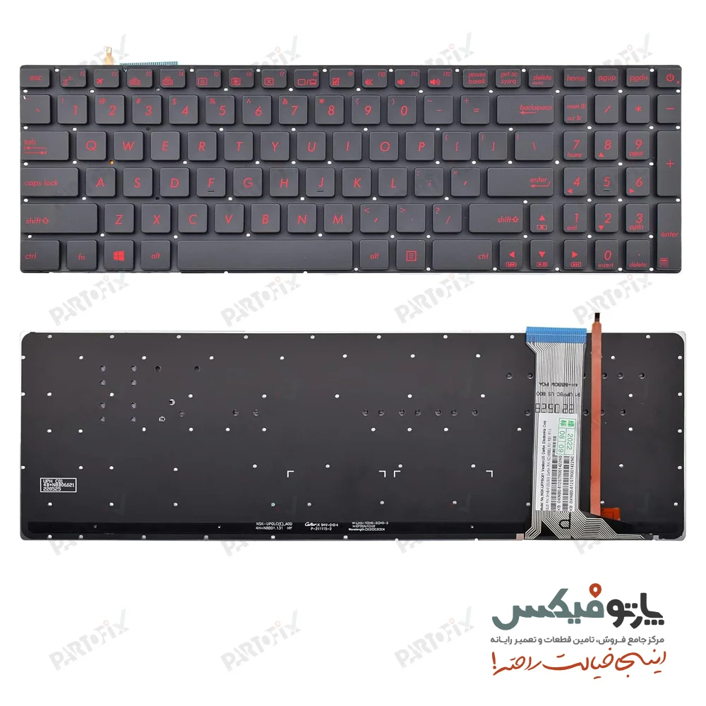کیبورد لپ تاپ ایسوس GL552