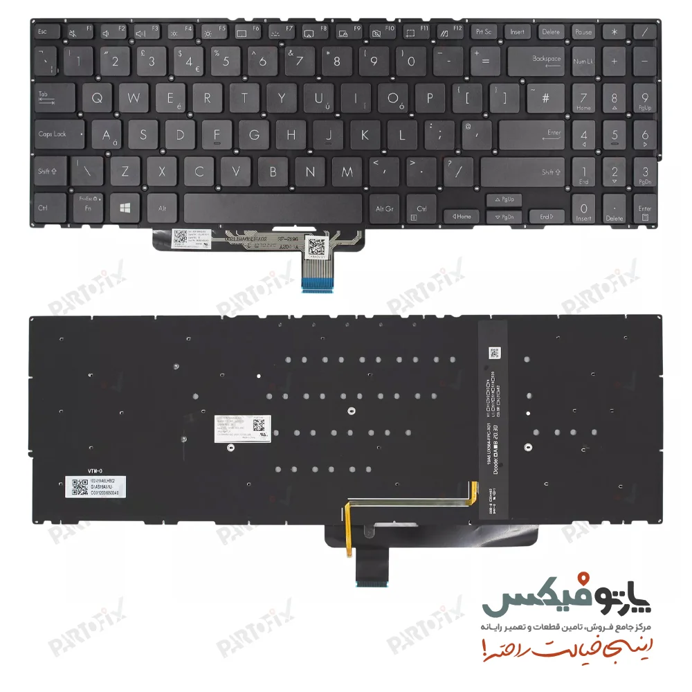 کیبورد لپ تاپ ایسوس UX564