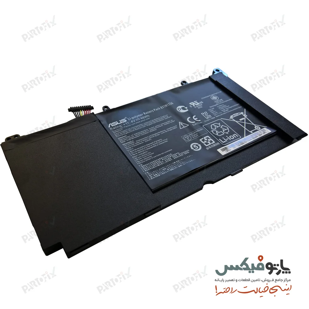 باتری اورجینال لپ تاپ ایسوس K551 , S551 پارت نامبر B31N1336
