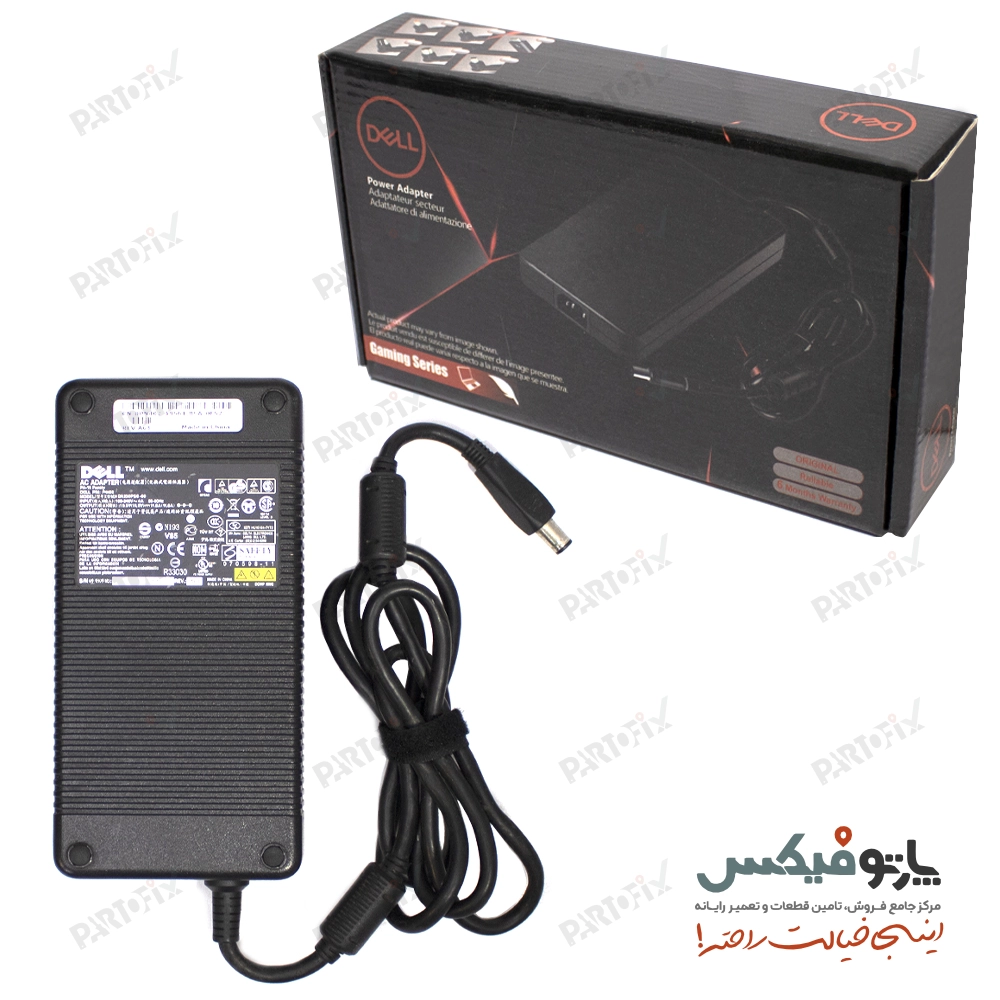 شارژر اورجینال لپ تاپ دل 19.5 ولت 11.8 آمپر 5.0 * 7.4