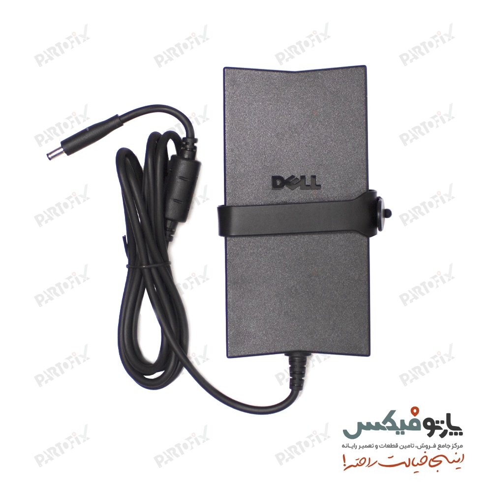 شارژر اورجینال لپ تاپ دل 19.5 ولت 7.7 آمپر کانکتور 3.0 * 4.5 اسلیم