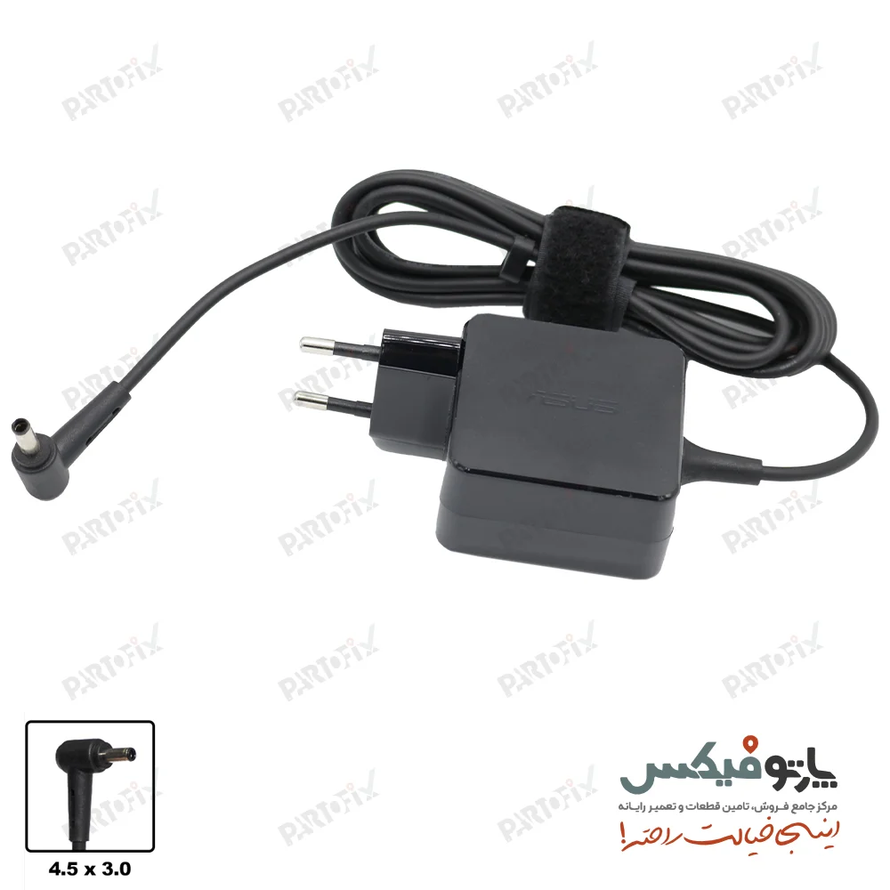 شارژر اورجینال لپ تاپ ایسوس 19 ولت 1.75 آمپر 3.0 * 4.5