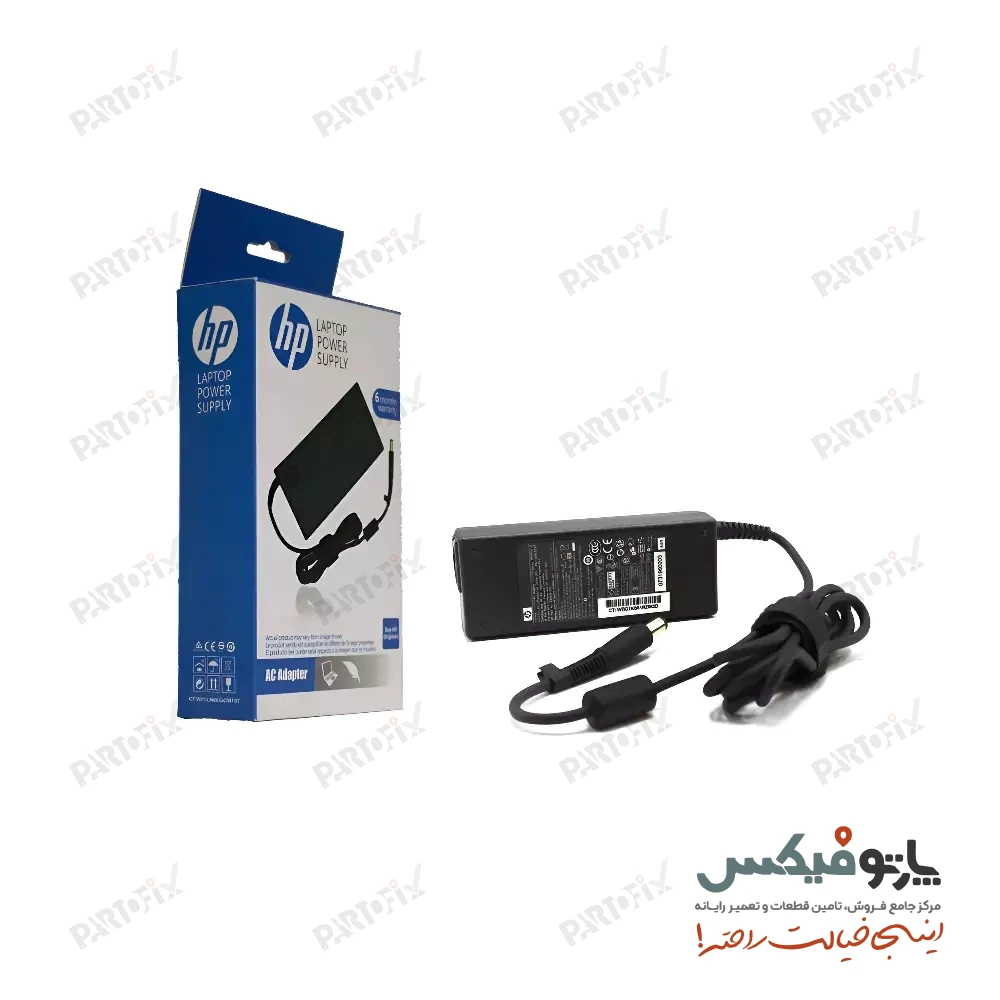 شارژر اورجینال لپ تاپ اچ پی 19 ولت 4.74 آمپر کانکتور 5.0 * 7.4