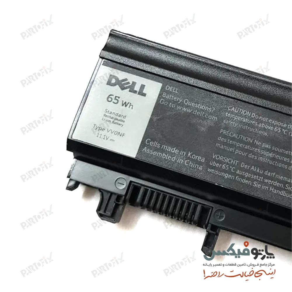 باتری اورجینال لپ تاپ دل Latitude E5440 پارت نامبر VVONF